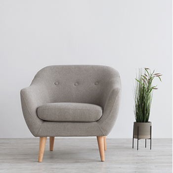 1シーターのソファー