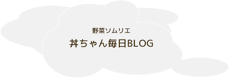 野菜ソムリエ丼ちゃん毎日ブログ