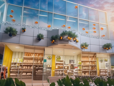 洋画駅近くにある富士用賀店の画像